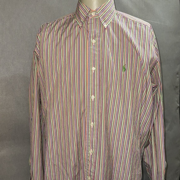 Men’s Ralph Lauren polo button shirt size 15/medium classic fit - Picture 1 of 4